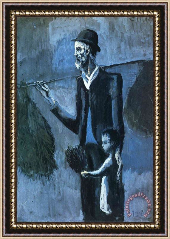 Pablo Picasso Seller of Gul Framed Print