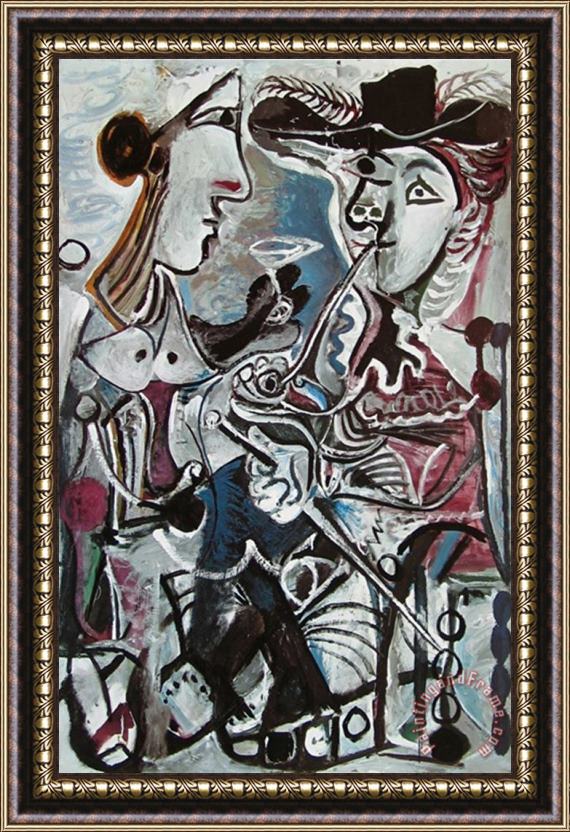 Pablo Picasso The Couple Framed Painting