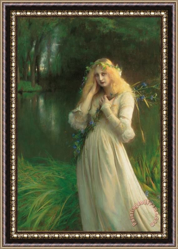 Pascal Adolphe Jean Dagnan Bouveret Ophelia Framed Painting