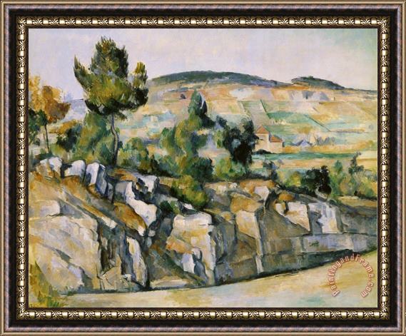 Paul Cezanne Mountains in Provence Framed Painting