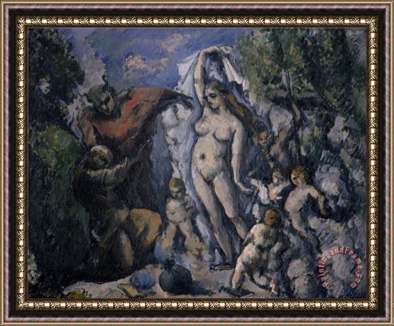 Paul Cezanne Temptations of Saint Anthony Framed Print