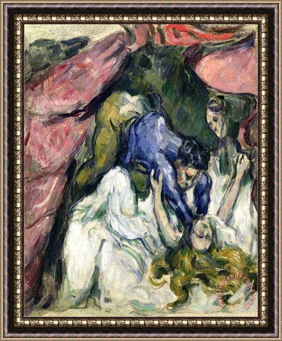Paul Cezanne The Strangled Woman Circa 1870 72 Framed Painting