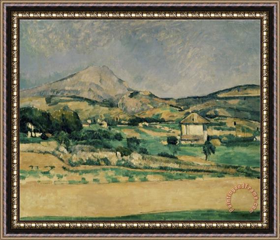 Paul Cezanne Valley of Mount St Victoire Framed Print