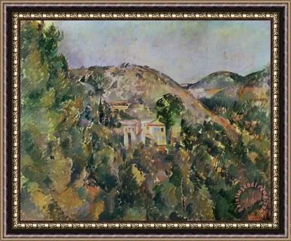 Paul Cezanne View of The Domaine Saint Joseph Late 1880s Framed Painting
