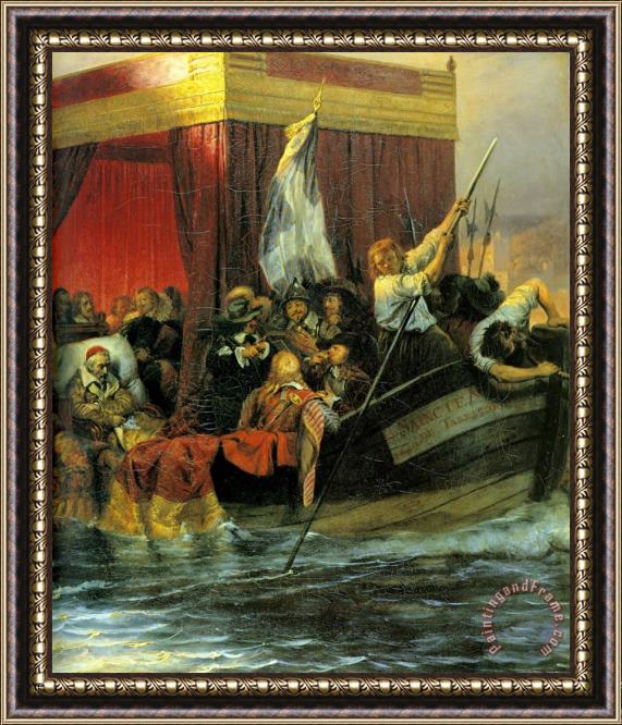 Paul Delaroche Cardinal Richelieu Framed Painting