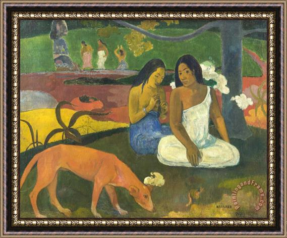 Paul Gauguin Joyfulness(arearea) Framed Print