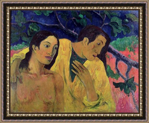 Paul Gauguin The Flight Framed Painting