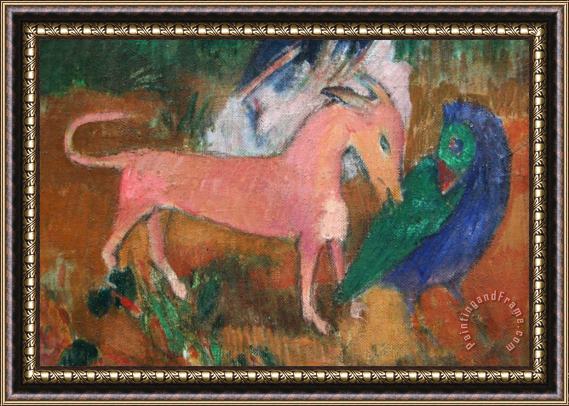 Paul Gauguin The Wizard of Hiva Oa (detail) Framed Print