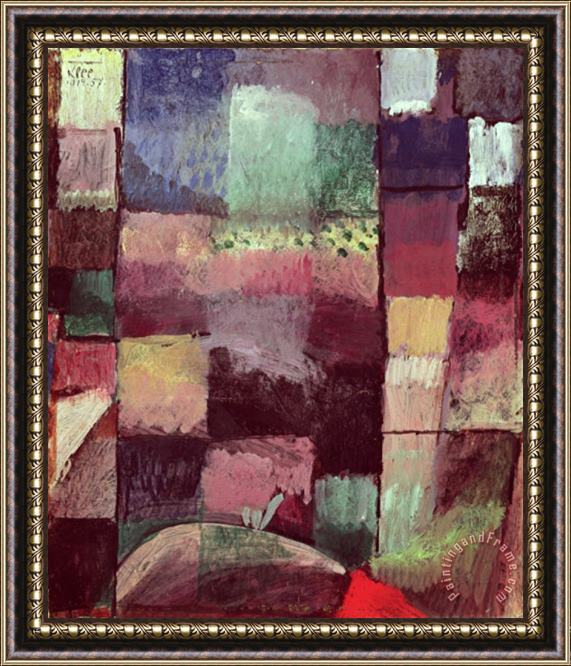 Paul Klee Composition Motif From Hammamet 1914 Framed Painting