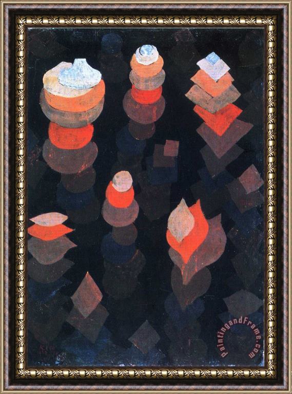 Paul Klee Growth of The Night Plants 1922 Framed Painting
