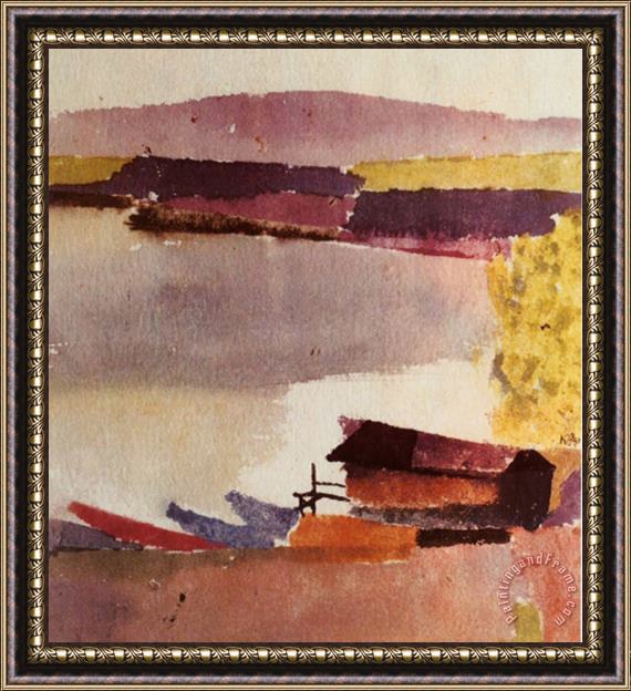 Paul Klee Kleiner Hafen 1914 Framed Painting