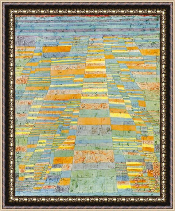 Paul Klee Primary Route And Bypasses C 1929 Framed Painting