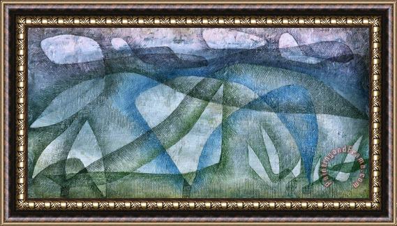 Paul Klee Rainy Day Regentag Framed Print
