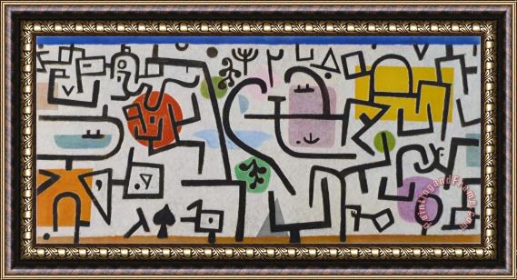 Paul Klee Rich Harbour Framed Painting