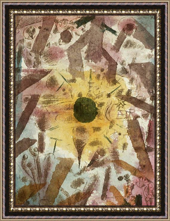 Paul Klee Solar Eclipse Sonnenfinsternis Framed Print