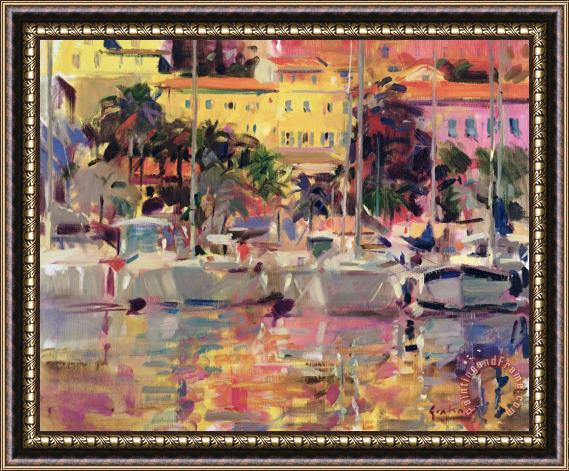 Peter Graham Golden Harbour Vista Framed Painting