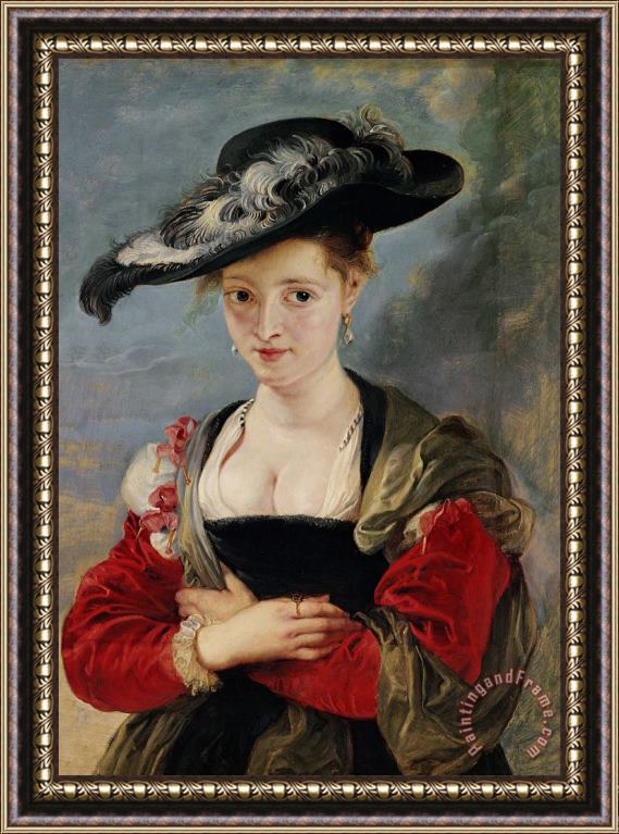 Peter Paul Rubens Portrait of Susanna Lunden Framed Painting