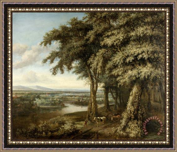 Philips Koninck The Entrance to The Woods Framed Painting