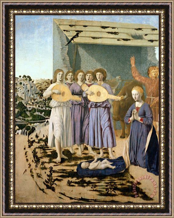 Piero della Francesca Nativity Framed Painting