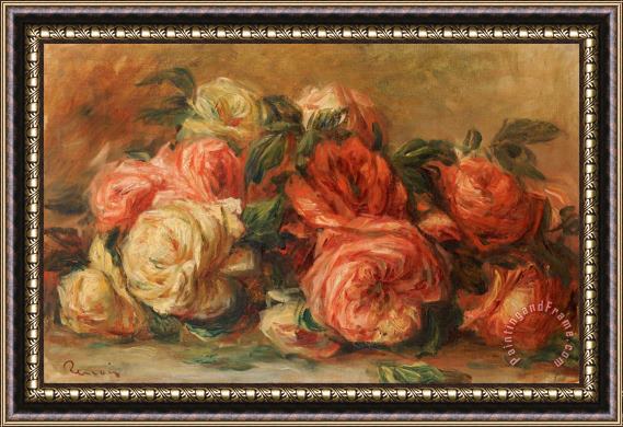 Pierre Auguste Renoir Discarded Roses Framed Print