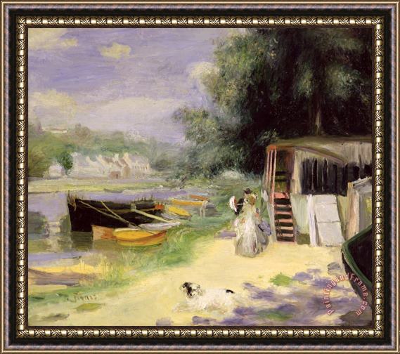 Pierre Auguste Renoir La Grenouillere Framed Painting