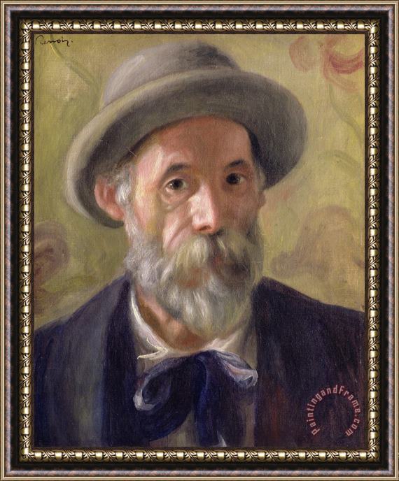 Pierre Auguste Renoir Self Portrait Framed Painting