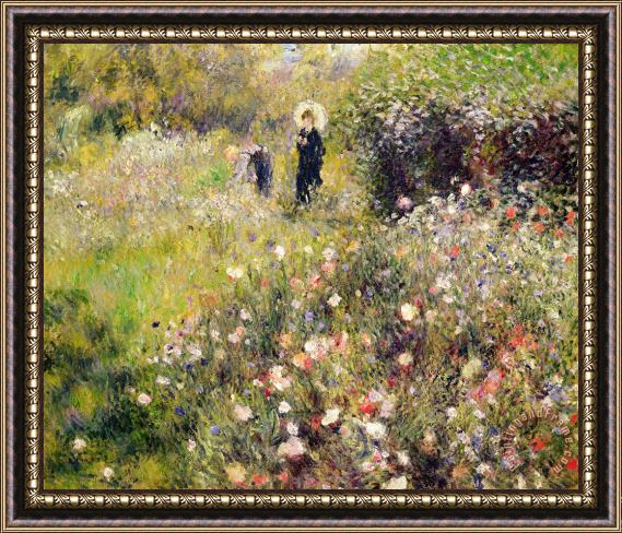 Pierre Auguste Renoir Summer Landscape Framed Painting