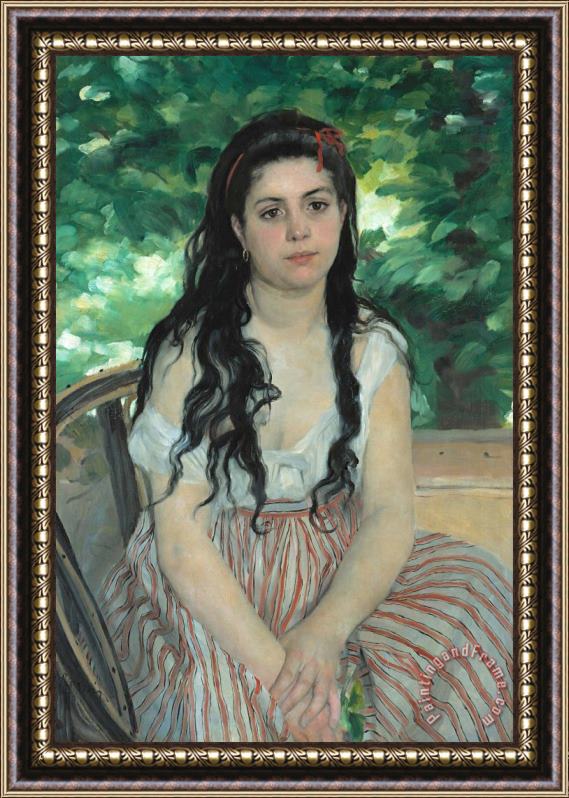 Pierre Auguste Renoir Summer/the Bohemian Framed Painting
