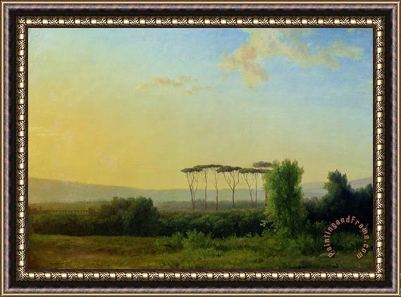 Pierre Henri de Valenciennes Roman Countryside Framed Painting