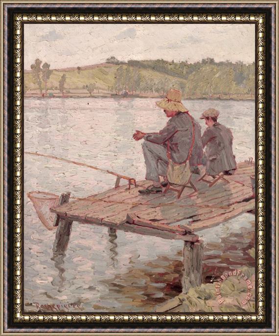 Pierre Roche Fishermen Framed Painting