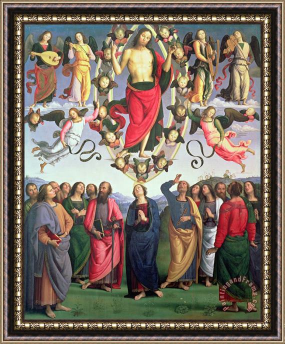 Pietro Perugino The Ascension of Christ Framed Print