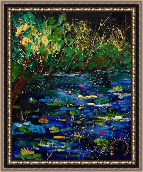 Pol Ledent Pond 459030 Framed Painting