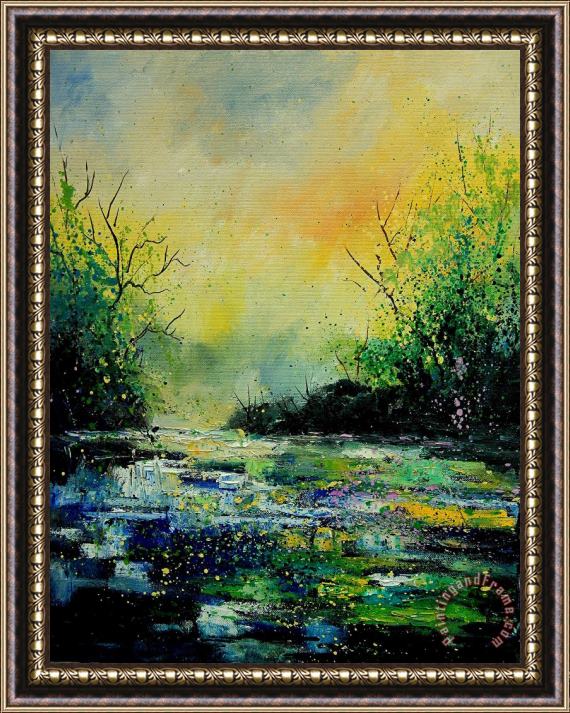 Pol Ledent Pond 459060 Framed Painting