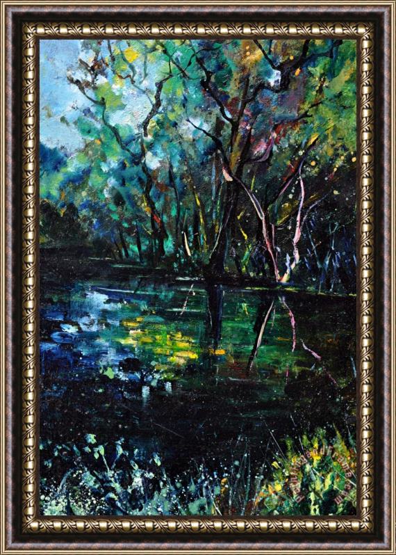 Pol Ledent Pond 944 Framed Painting
