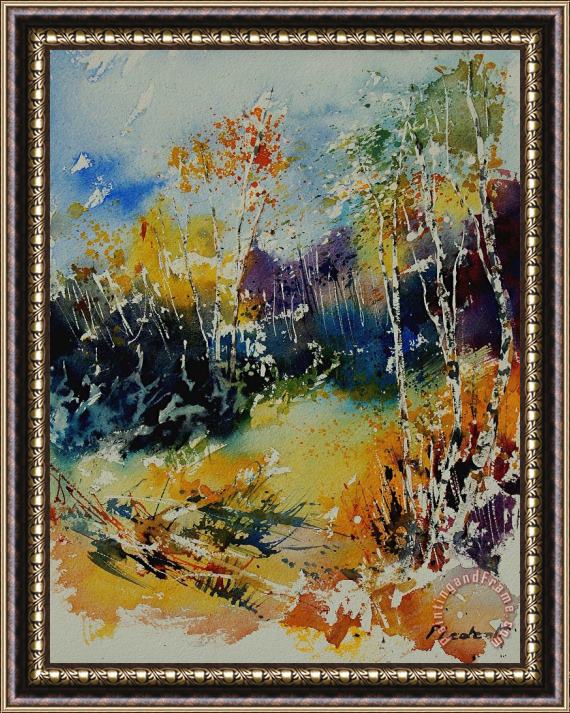 Pol Ledent Watercolor 909052 Framed Painting