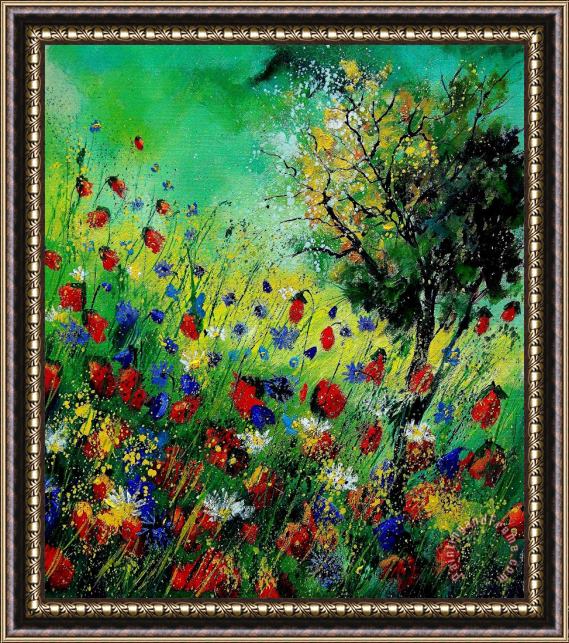 Pol Ledent Wild Flowers 670130 Framed Print