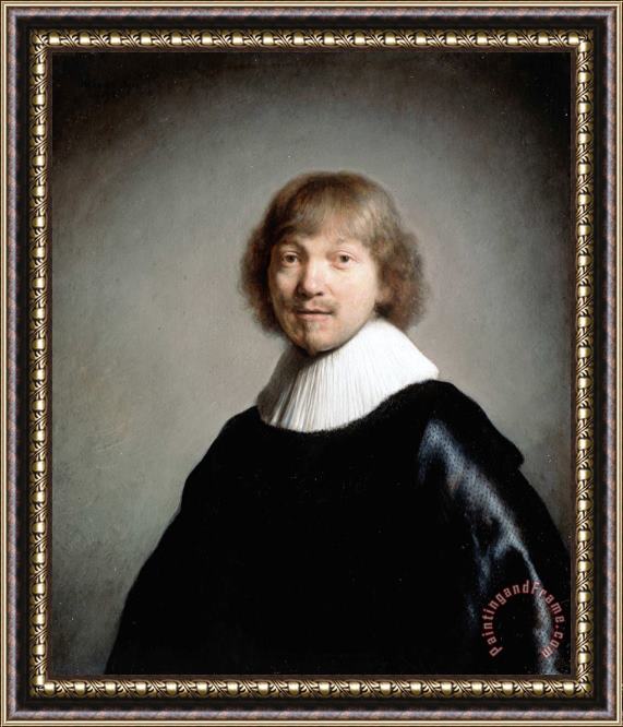 Rembrandt Harmensz van Rijn Jacob III De Gheyn Framed Painting
