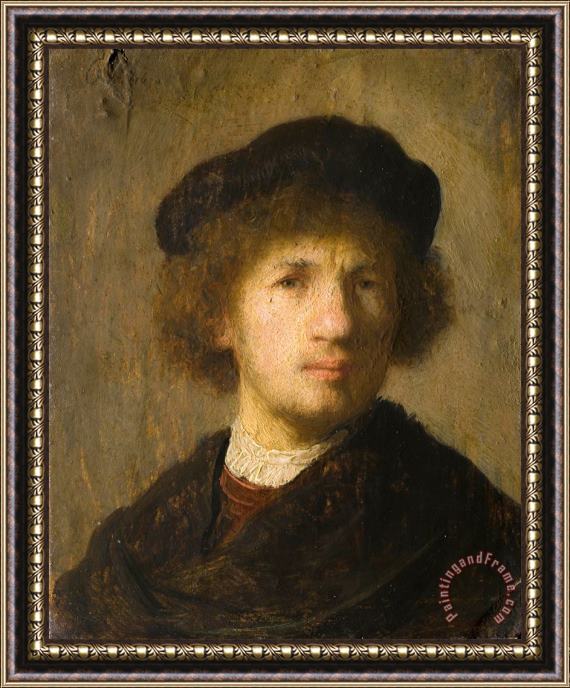 Rembrandt Harmensz van Rijn Selfportrait Framed Print