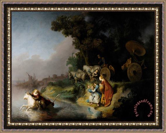 Rembrandt Harmensz van Rijn The Abduction of Europa Framed Painting