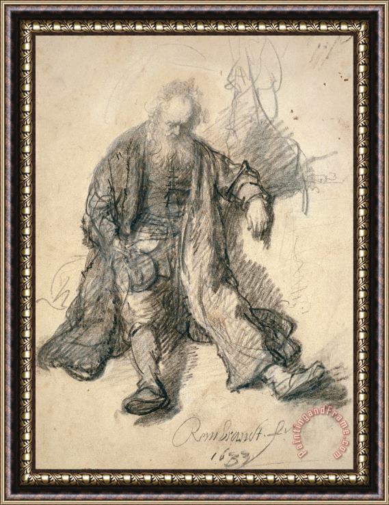 Rembrandt Harmensz van Rijn The Drunken Lot Framed Painting