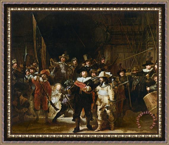 Rembrandt The Nightwatch Framed Print