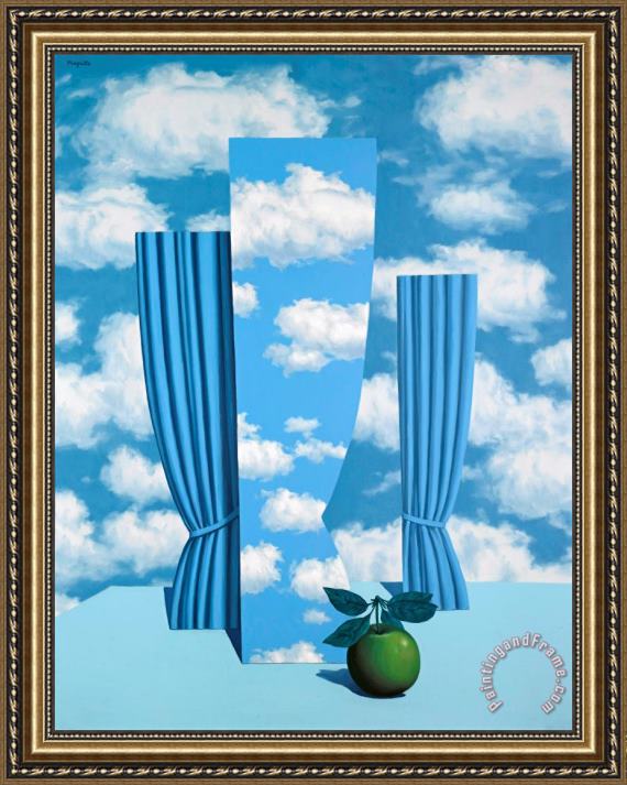rene magritte Beautiful World 1962 Framed Painting for sale