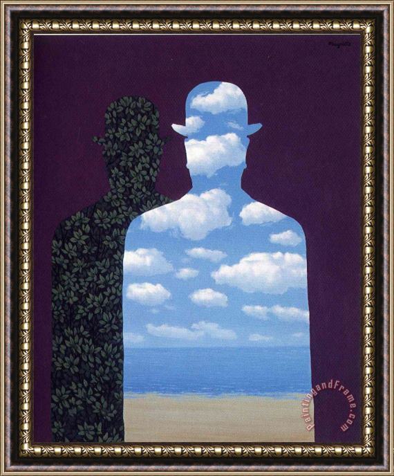 rene magritte High Society 1962 Framed Print