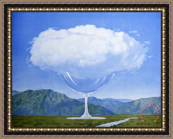 rene magritte La Corde Sensible, 1979 Framed Print