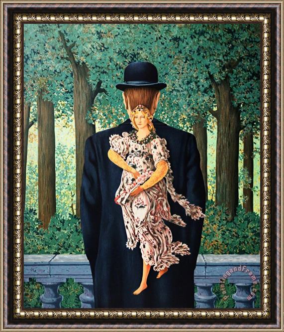 rene magritte Le Bouquet Tout Fait (the Ready Made Bouquet), 2004 Framed Painting