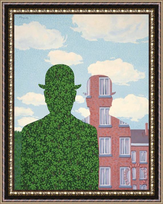 rene magritte Les Tambours De La Mort Framed Print