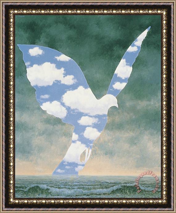 rene magritte The Great Family, 1963 Framed Painting