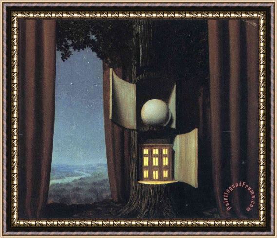 rene magritte The Voice of Blood 1948 1 Framed Print
