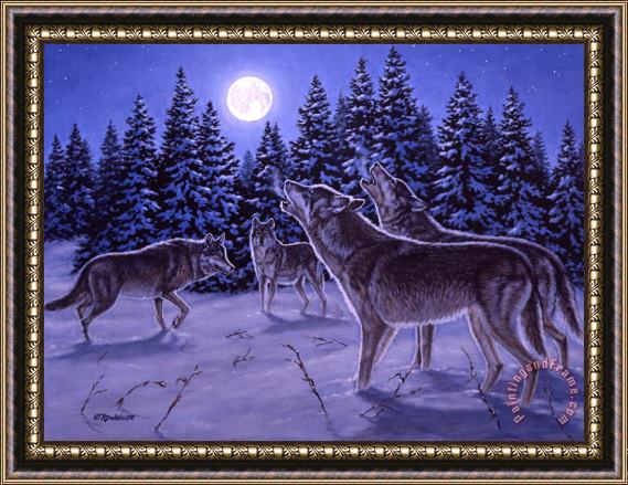 Richard De Wolfe The Howling Framed Painting