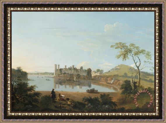 Richard Wilson Caernarvon Castle Framed Painting